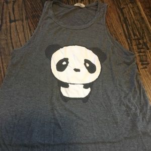 Simple panda tank top!